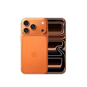 iPhone 17 Pro 256 GB: 15.93 cm (6.3″) Display with Promotion up to 120Hz, A19 Pro Chip, Breakthrough Battery Life, Pro Fusion Camera System with Center Stage Front Camera; Cosmic Orange